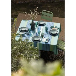 Serviette de table recyclée YUNA Ivoire 50 x 50