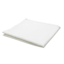 Serviette de table unie en polylin, Made in France, LA LILLOISE Meringue