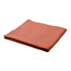 Serviette de table unie en polylin, Made in France, LA LILLOISE Tangerine