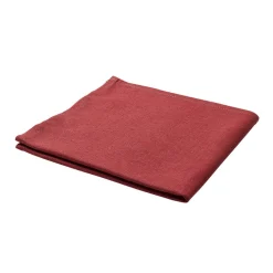 Serviette de table unie en polylin, Made in France, LA LILLOISE Groseille