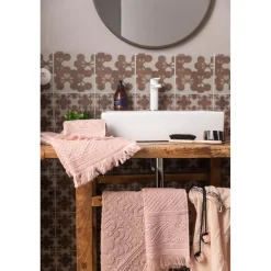 Serviette De Toilette Uni ZOE - Aubépine 50x100 cm