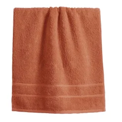 Serviette d'invité uni lauréat prestige-600gm2 Becquet - Orange 50 x 100 cm