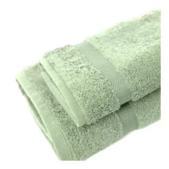 Serviette invité RANGER 620 g/m² - 40x60 + Serviette 56 x 100 cm - Vert fumé