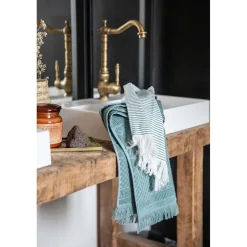 Serviette Invite Zoé Vert de Gris 30 X 50