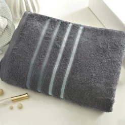 Serviette toilette EXTRA SOFT-gris foncé