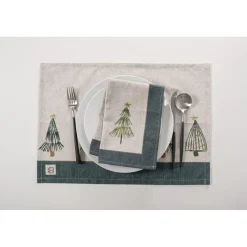Set 2 serviettes Holly