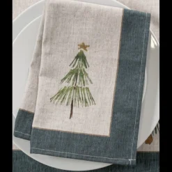 Set 2 serviettes Holly