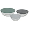 Set de 3 boîtes de conservation en verre