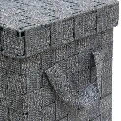 Set de 2 paniers Lise gris
