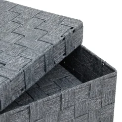 Set de 2 paniers Lise gris