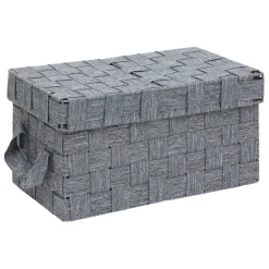 Set de 2 paniers Lise gris