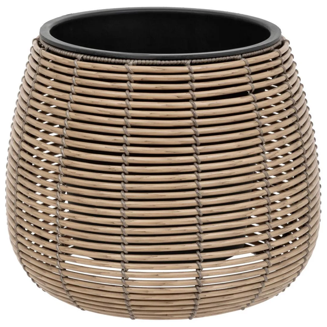 Set de 3 pots en plastique CAM - beige