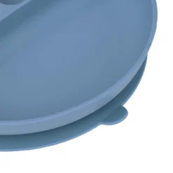 Set de repas bleu en silicone
