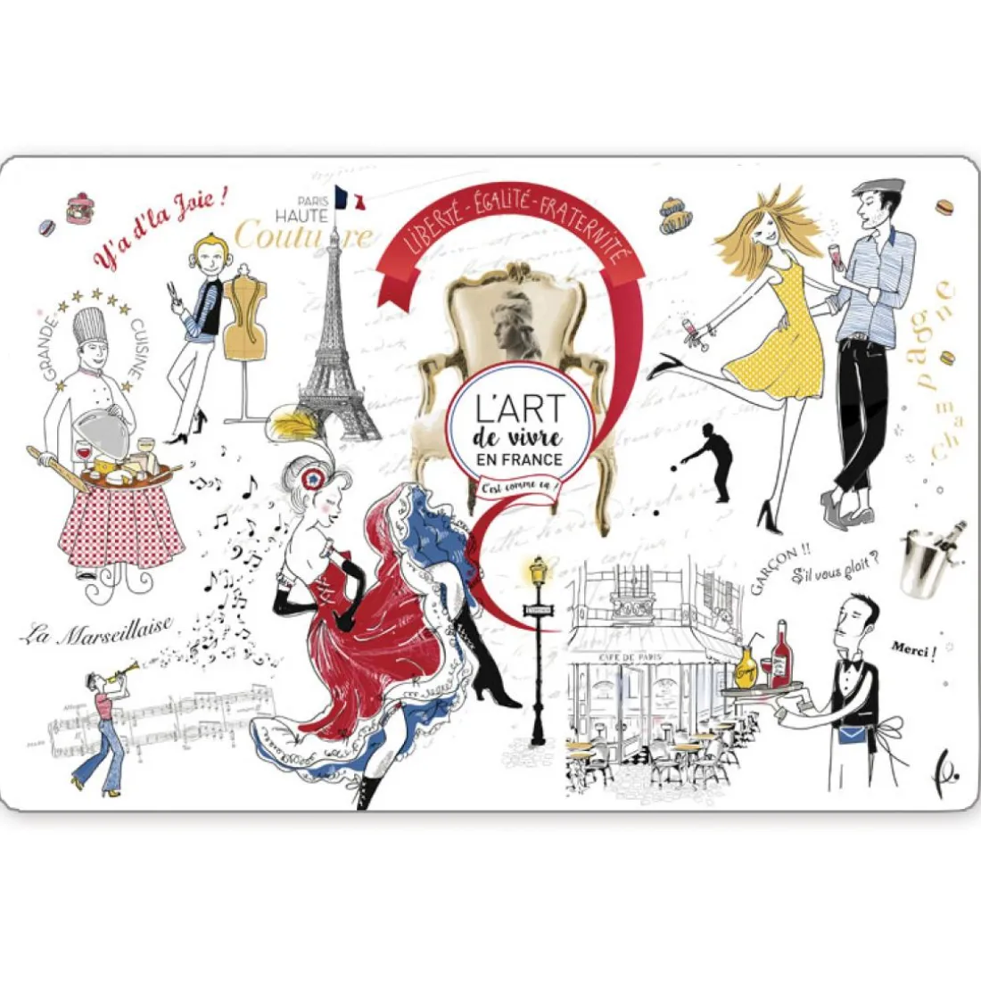 Set de table Art de vivre Assortis 30 X 45