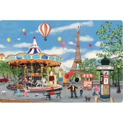 Set de table Carrousel Tour Eiffel Assortis 30 x 45