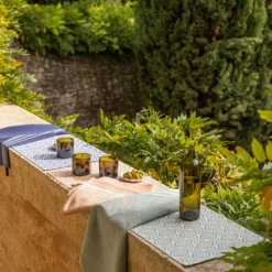Set de table enduit Citrus recyclé Terracotta 33 x 48