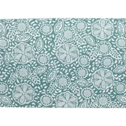 Set de table enduit Kira recyclé Paon 33 x 48