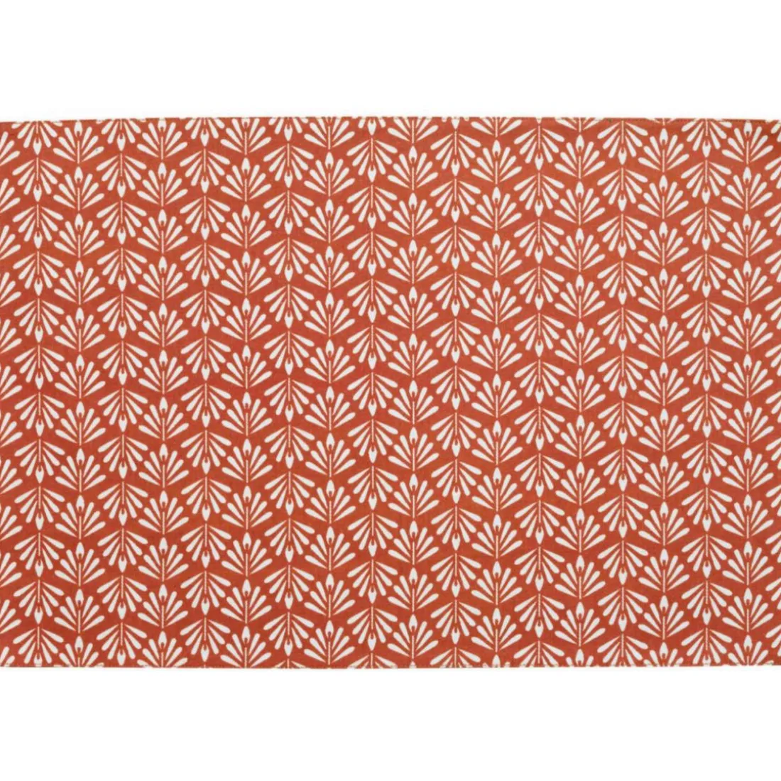 Set de table enduit Pompei marmelade orange 33 x 48