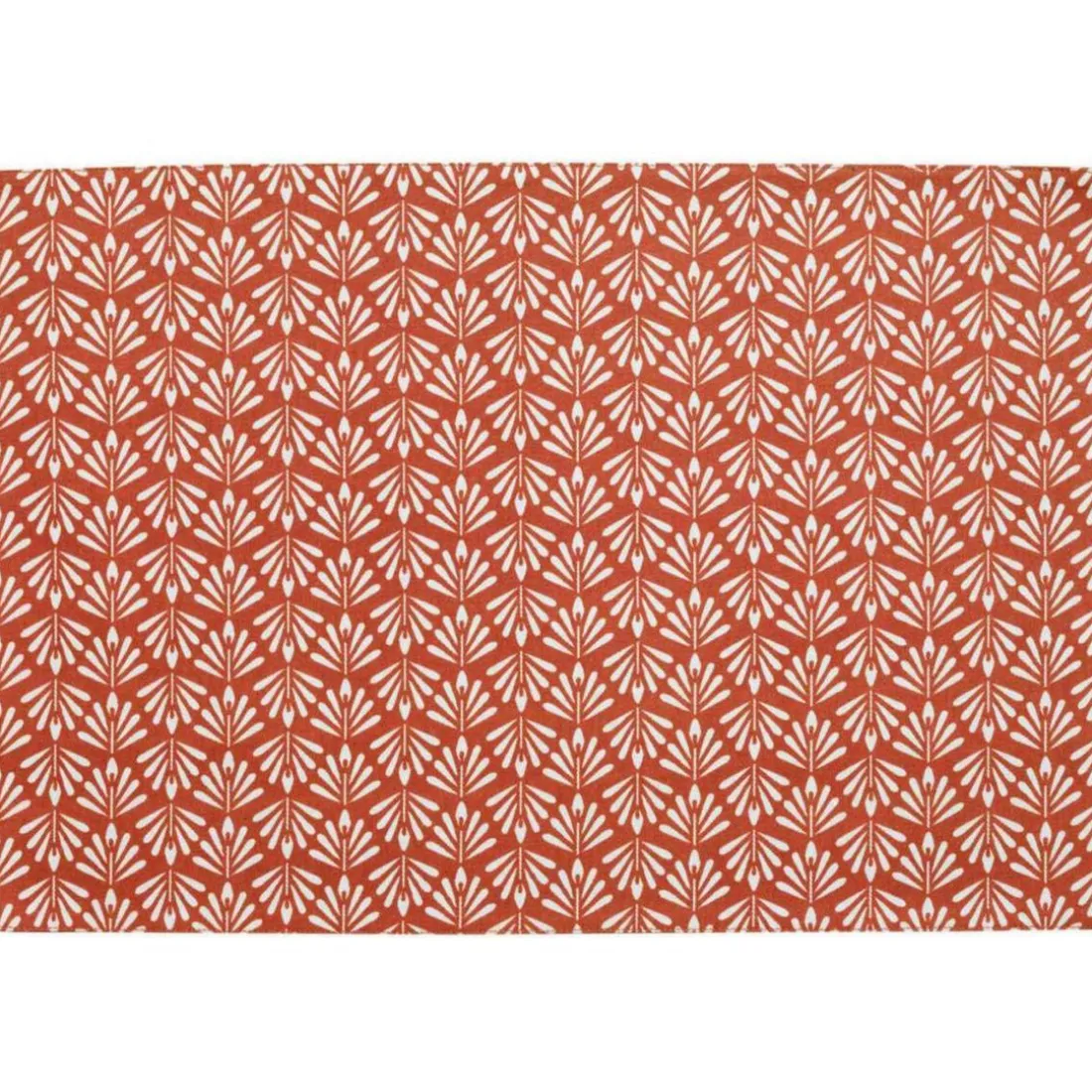 Set de table enduit Pompei marmelade orange 33 x 48