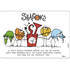 Set de table Shadoks Il vaut mieux pomper 30 x 45