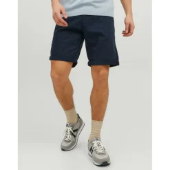 Short chino Regular Fit Bleu Marine en coton Jose