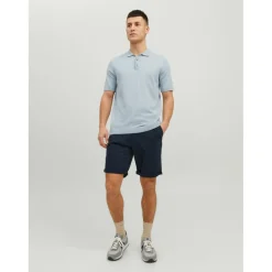 Short chino Regular Fit Bleu Marine en coton Jose
