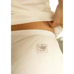 Short de grossesse taille basse - Blanc - Cache Cœur Lingerie en coton bio