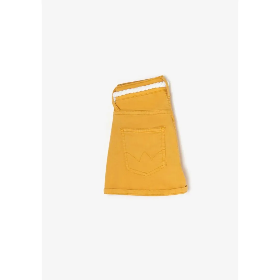 Short fille TIKO moutarde en coton