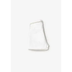 Short fille Tiko taille haute blanc en coton