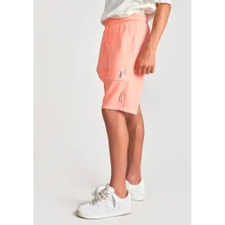 Short garçon NARCIBO rose saumon en coton