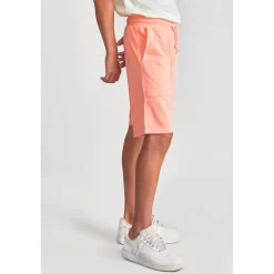 Short garçon NARCIBO rose saumon en coton