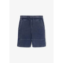 Short garçon POPBO bleu en coton Oliver