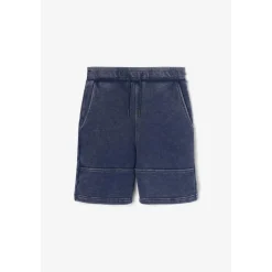 Short garçon POPBO bleu en coton