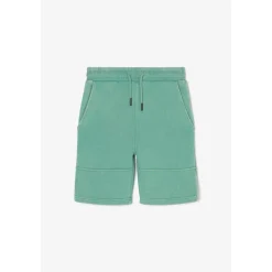 Short garçon POPBO vert en coton