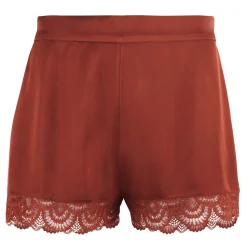 Short pyjama homewear - Marron en viscose