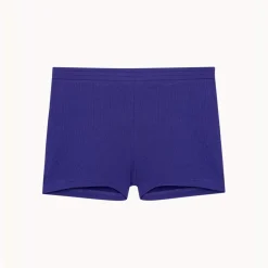 Short taille basse en coton - Violet