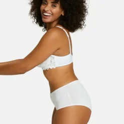 Shorty - Lot de 3 - Blanc en coton