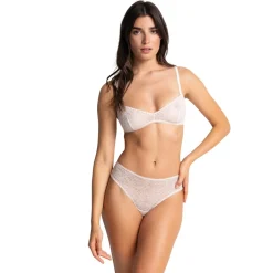 Shorty à motifs fleuris - Beige