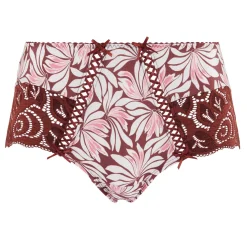 Shorty Amélie Print Imprimé Floral Rouge Cabernet
