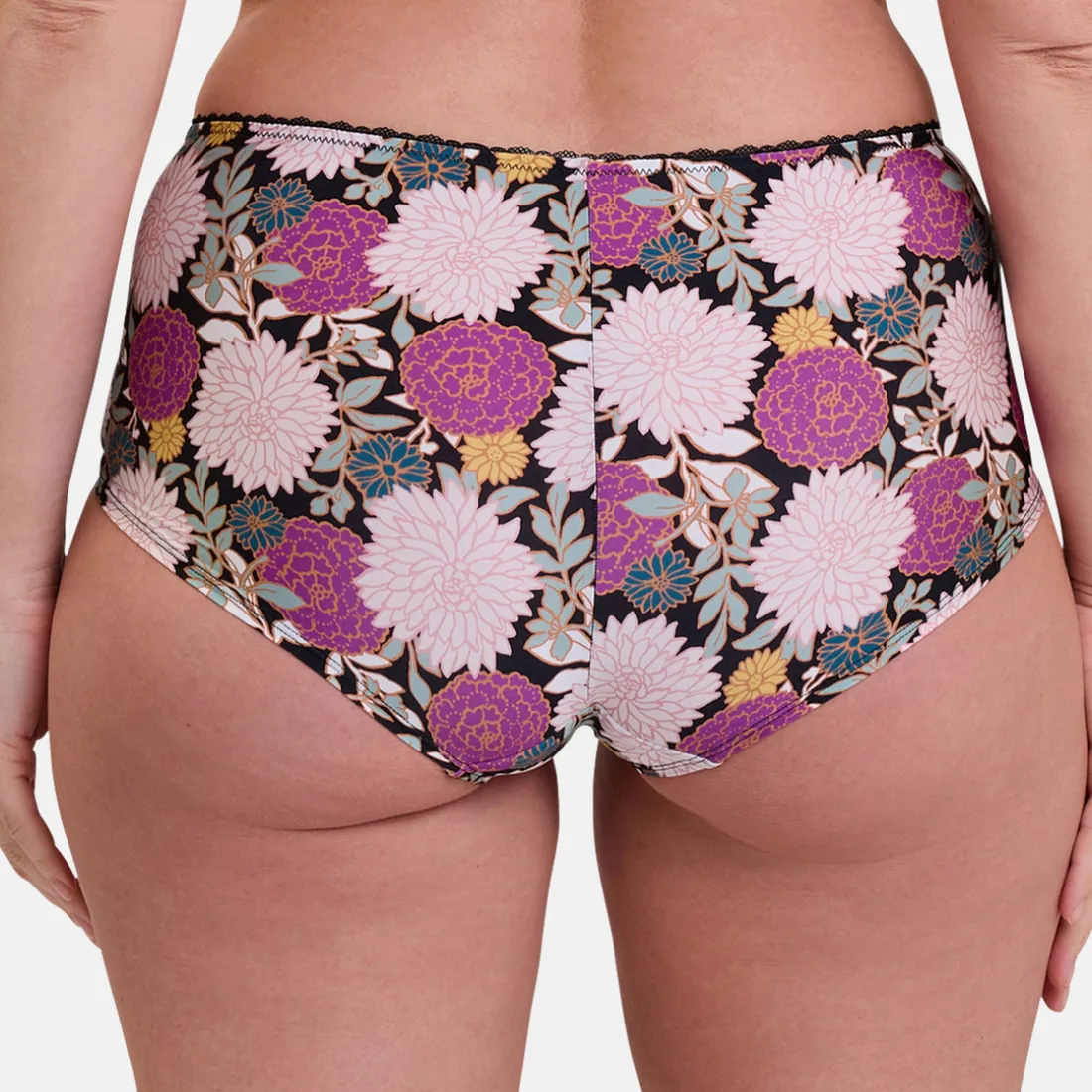 Shorty Aurélie - noir multicolore