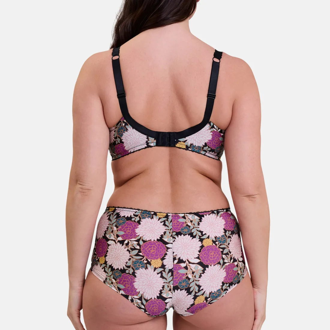 Shorty Aurélie - noir multicolore