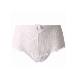 Shorty blanc à motif marguerite