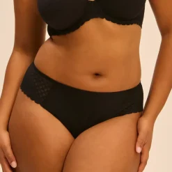 Shorty échancré Noir