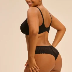 Shorty échancré Noir