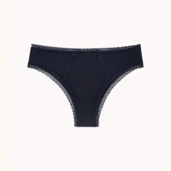 Shorty Charlotte noir en coton