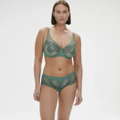 Shorty en dentelle - Vert