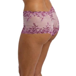 Shorty en Dentelle Lilas violet