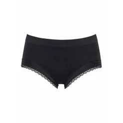 Shorty maille sans coutures noir - Agathe