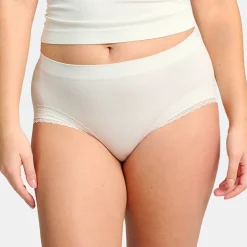 Shorty maille sans coutures ivoire - Agathe
