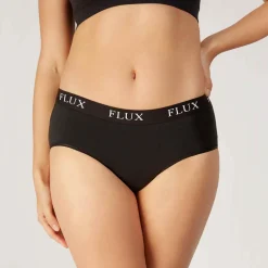 Shorty Menstruel flux léger et moyen Flux Undies noir